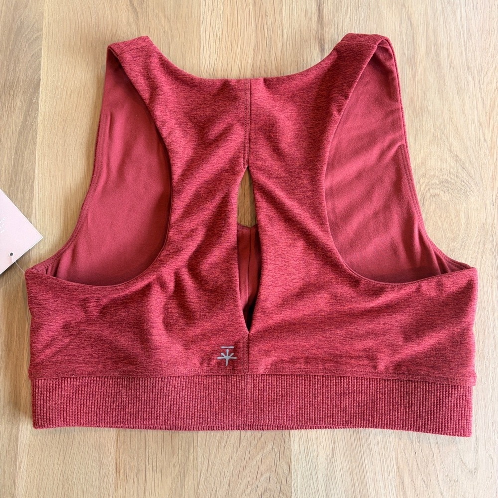 Soybu Sports Bra M Base Layer Sustainable Compression Performance Berry-Red - Picture 3 of 5
